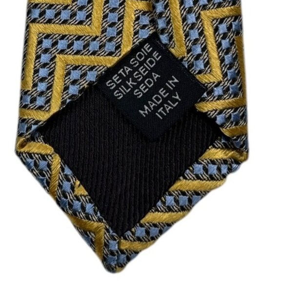 Ermenegildo Zegna Silk Necktie Tie Made in Italy 3 3/8" x 58" - Picture 6 of 9
